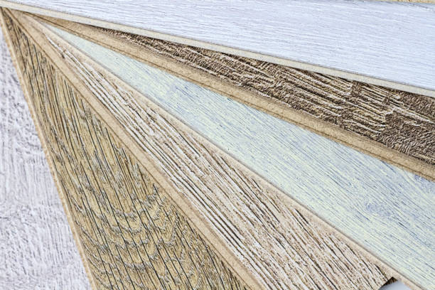 istock Laminate. Laying laminate flooring. Floor coverings. German quality. 1366692206