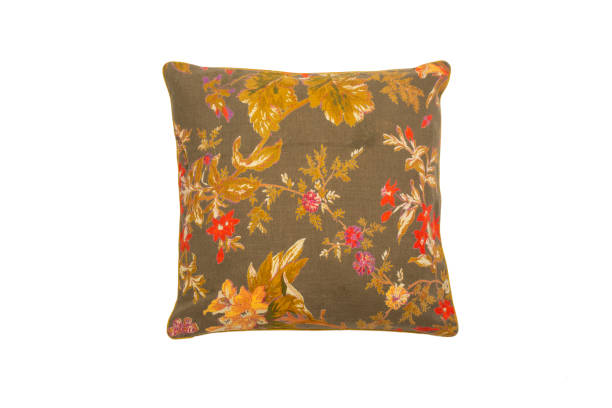 istock brown decorative pillow and floral print 1366692675