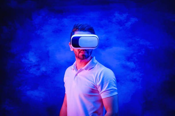 istock man with 3D vr glasses in concept of metaverse in cyberspace 1366694237