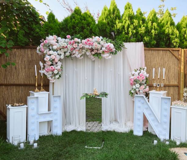 istock white background scene setup with colorful flowers 1366699330