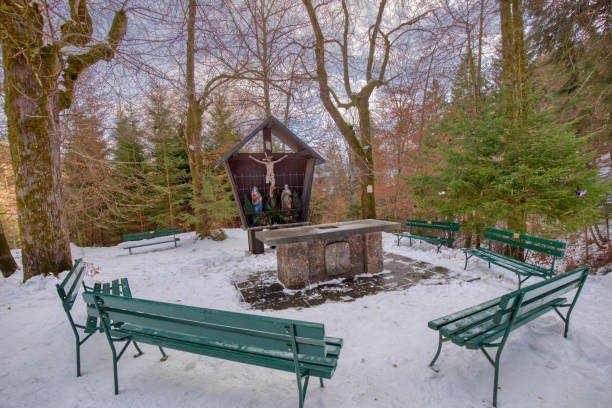 istock Outdoor Snow Altar 1366700445