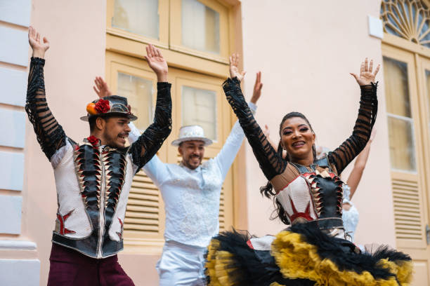 istock Dancers dancing gang at Festa Junina 1366701351