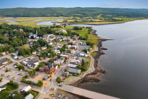 istock Aerial view of Annapolis Royal 1366705821