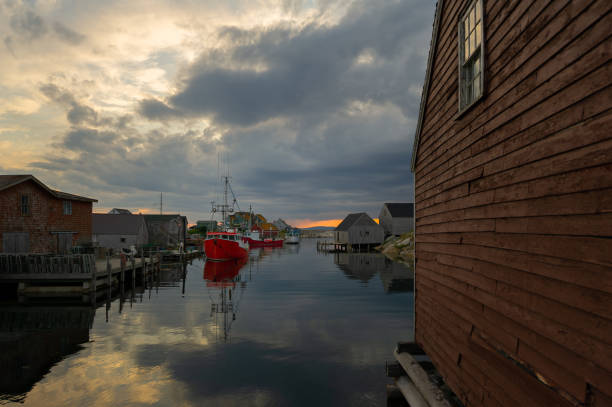 istock Iconic Peggy's Cove near Halifax 1366705917