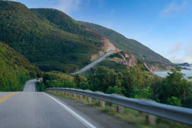 istock Driving along the Cabot Trail in Cape Breton 1366706470