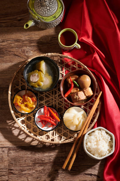 istock Dishes for Chinese New Year 1366710717