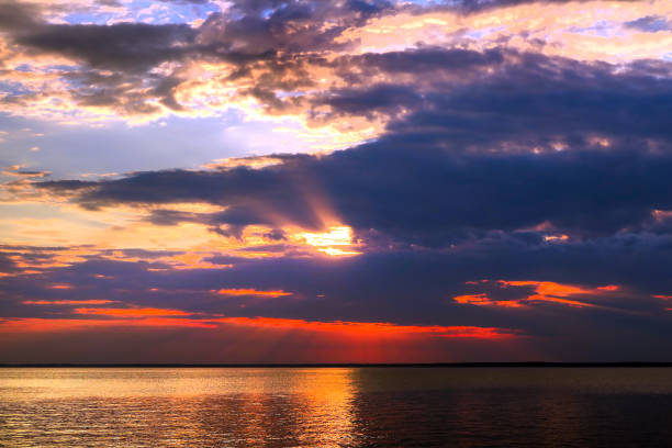 istock Sunset Landscape of Seaside 1366713562