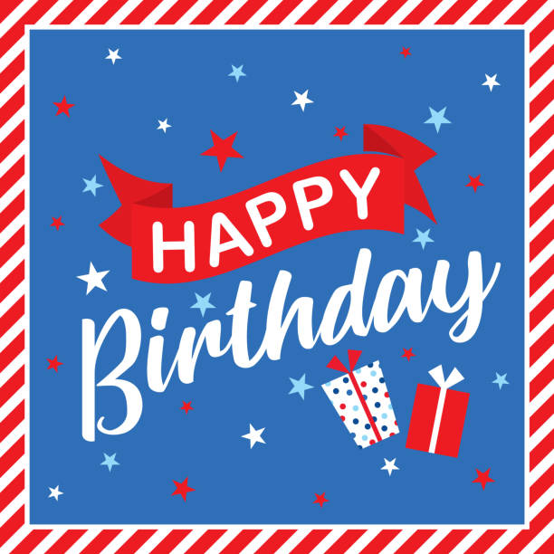 istock birthday greeting card with red and blue color combination design 1366714213