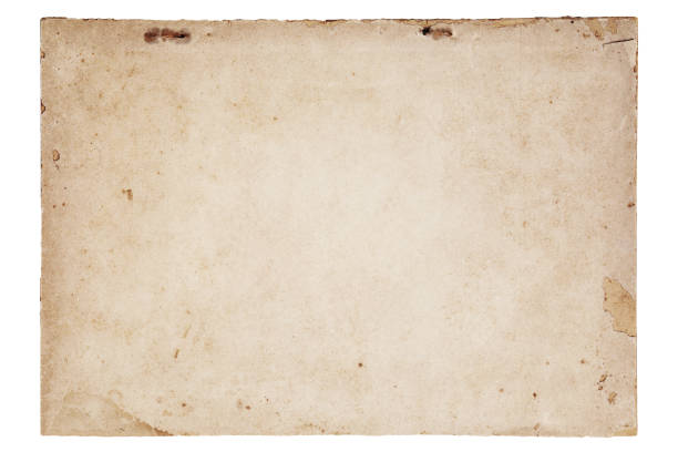 istock Very old ripped brown kraft horizontal paper texture 1366715194