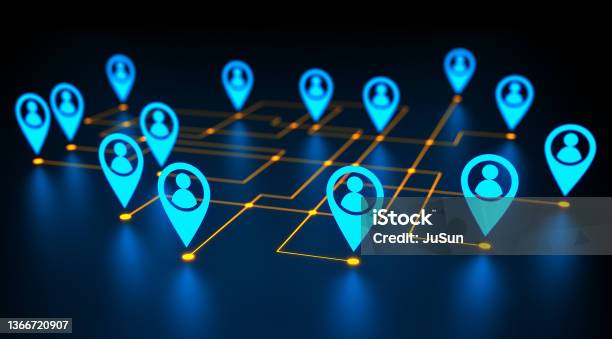 Futuristic Digital Background Abstract Connections Technology And Digital Network 3d Illustration Of The Big Data And Communications Technology Stock Photo - Download Image Now