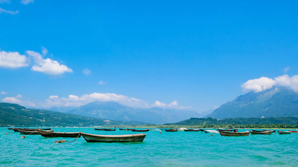 istock Lago di Santa Croce, Veneto, Italy 1366726409