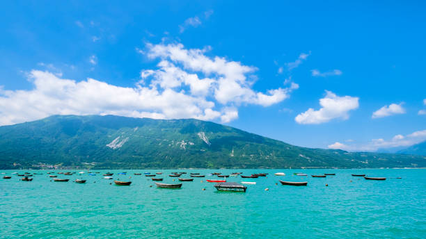 istock Lago di Santa Croce, Veneto, Italy 1366727134