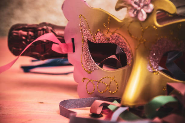 istock carnival mask with background. happy carnival holidays 1366731045