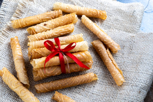 istock kue Semprong or Asian Egg Roll or Dutch Egg Roll Wafers 1366738106