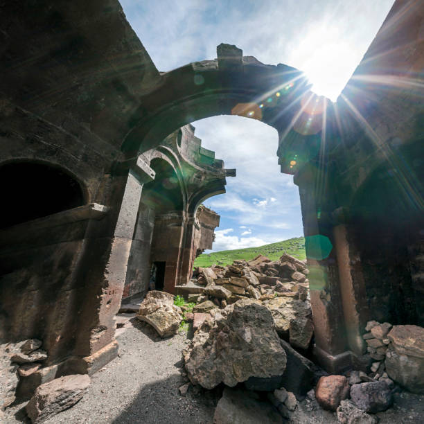 Pemzashen Armenia ruids of ancient Arakelots Monastery