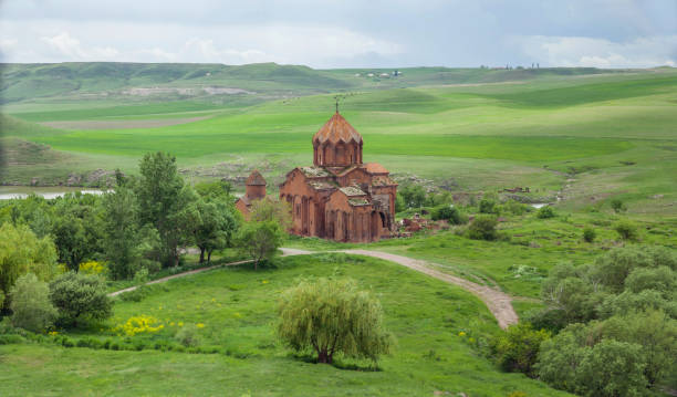 istock Armenia village Aruch Monastery Marmashen 1366744584