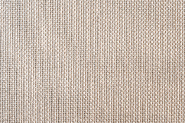 brown burlap texture background - seam macro rough striped imagens e fotografias de stock