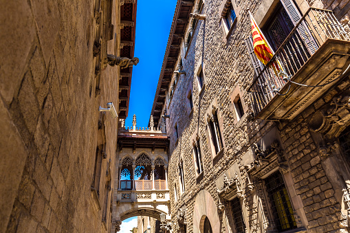 Old Town Barri Gotic in Barcelona