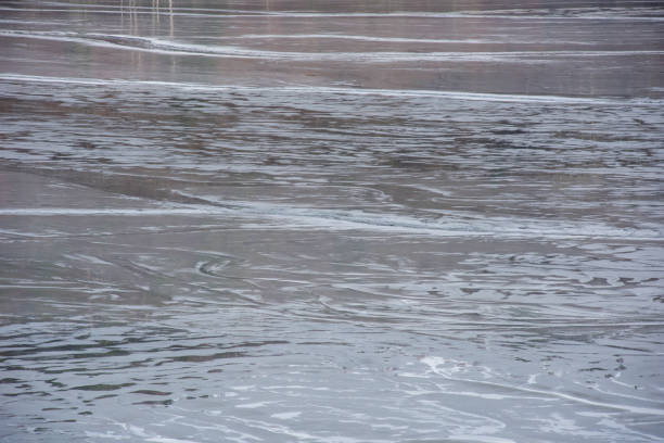 istock Muddy waters in a decantation pond. Toxic residuals from a copper mine decating in a settling basin 1366749643