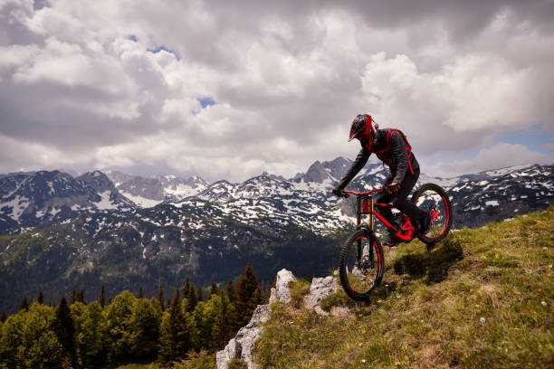istock Mountain bike challenge 1366750671
