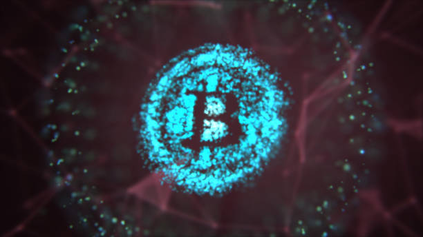 istock 3d illustration of bitcoin symbol on black background. 1366752268