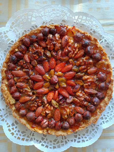 A tasty homemade dried fruit cake