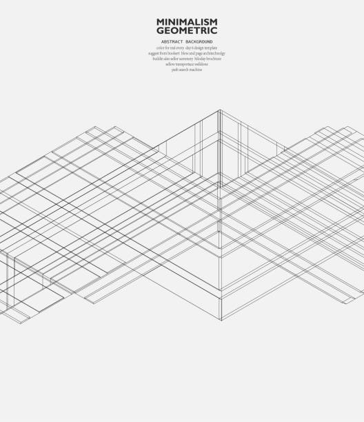 abstrakcyjny czarno-biały geometryczny wzór struktury linii tła - 13417 stock illustrations