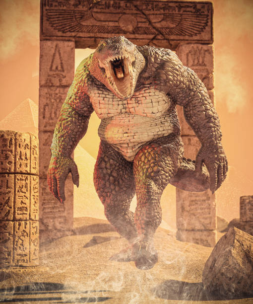 Mummy monster as an angry creepy zombie mutant as a halloween display and scary zombies message concept in a 3D illustration style.