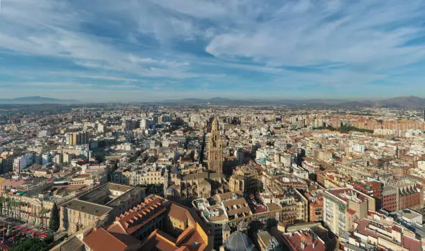 Aerial views of Murcia