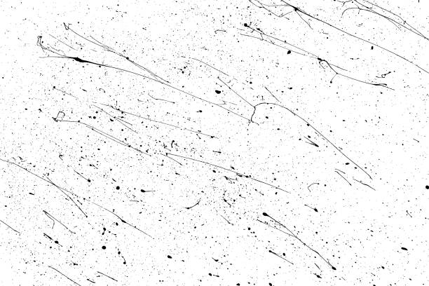 Black paint splatter Black paint splatter isolated on white background. Distressed overlay texture. Water splash silhouette. Grunge design elements. Vector illustration, EPS 10. courage stock illustrations