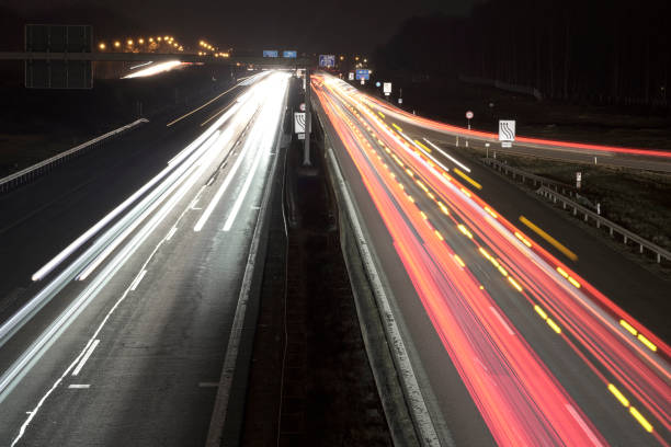 istock German Autobahn Traffic at Night 1366780758