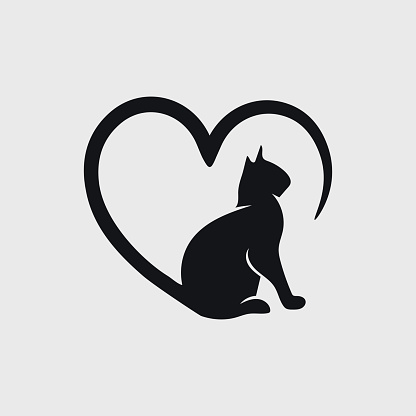 Pet care vector logo design.