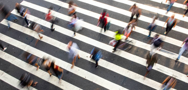 istock People in a crosswalk - motion blur - long exposure 1366797798