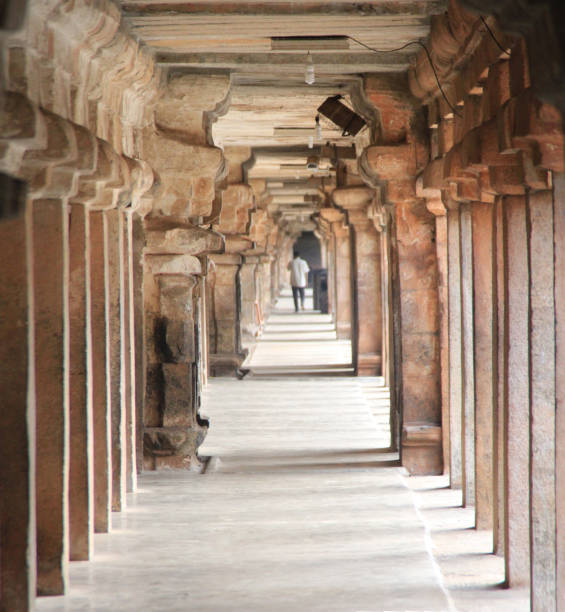 istock India Tanjavur Colonade in the Temple 1366799130