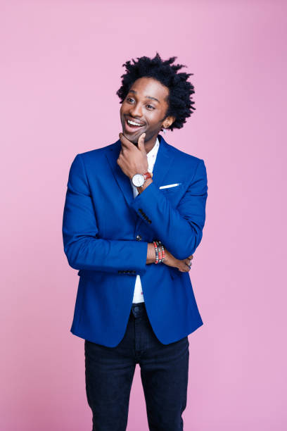 istock Portrait of friendly elegant man 1366807239