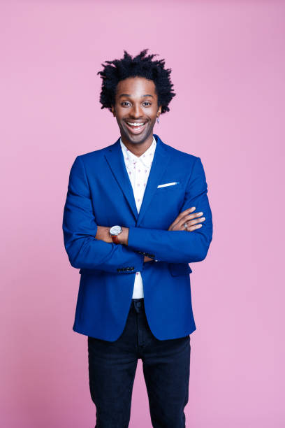 istock Portrait of friendly elegant man 1366807407