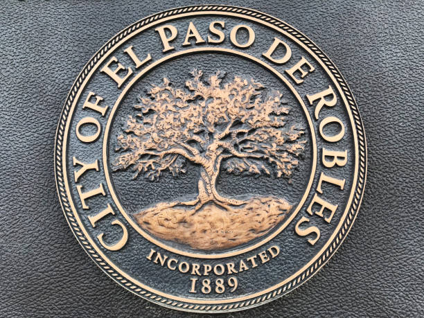 Paso Robles California Public Welcome Sign
