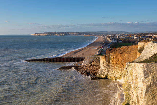 paysage de la ville de seaford - seaford photos et images de collection