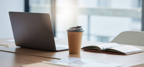 istock Shot of a neatly arranged work station in a modern office 1366819748