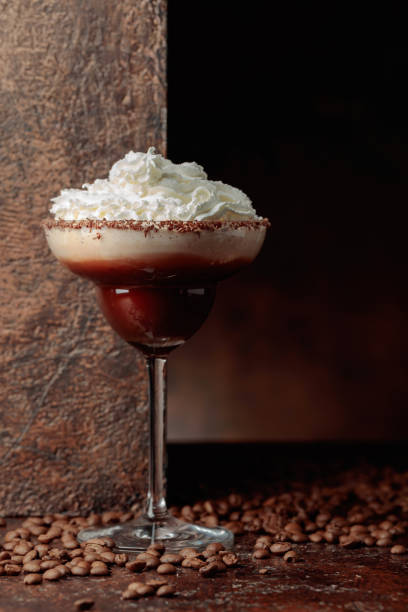 istock Coffee and chocolate cocktail with whipped cream. 1366820958