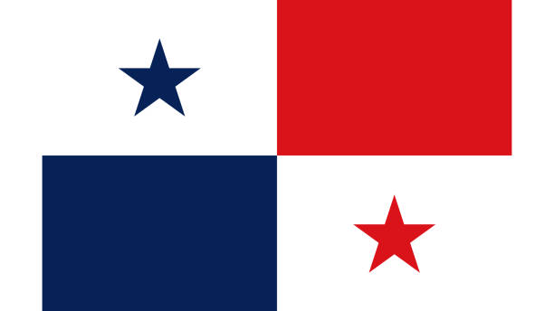 National Flag of Panama Eps File - Panamanian Flag Vector File National Flag of Panama Eps File - Panamanian Flag Vector File 3d panama flag stock illustrations