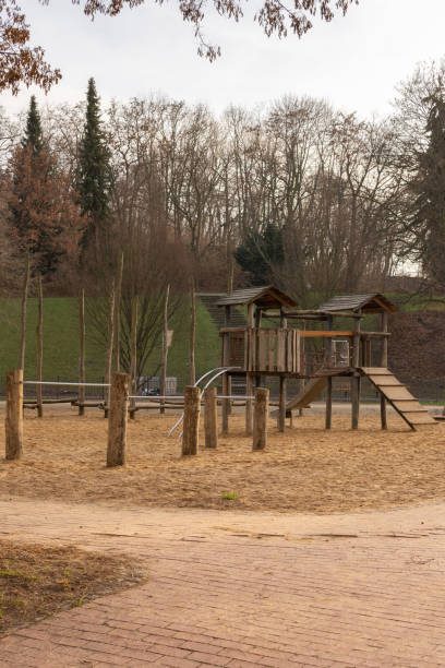 istock Playground in the park Volkspark Friedrichshain 1366826158