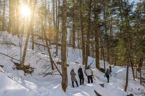 istock People Hiking on the Mountain with Snow 1366828698