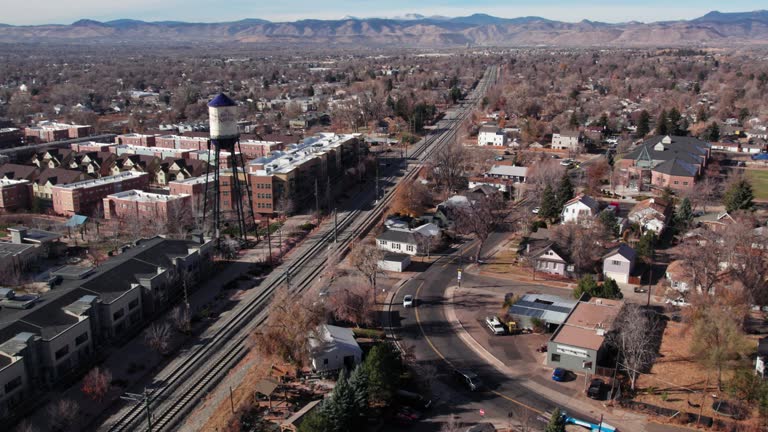 Drone View of Arvada, CO