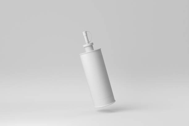 istock Sauce bottle on white background. Design Template, Mock up. 3D render. 1366839070