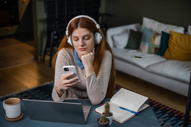 istock Telecommuting and taking a break for social media 1366843821