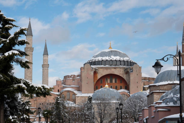 istock Hagia Sophia Mosque in winter 1366845988