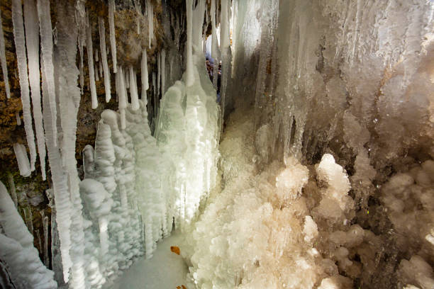 istock Icy cave behind Blackledge Falls in Glastonbury, Connecticut. 1366859732