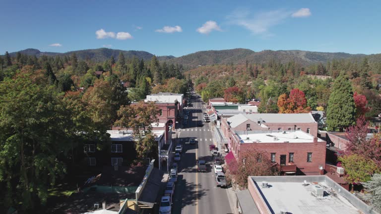 Drone View of Jacksonville, OR