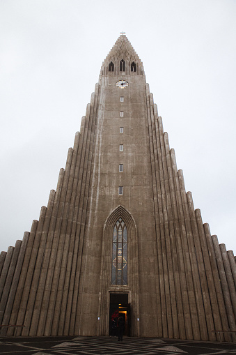 View of Hallgrímskirkja on Reykjavik